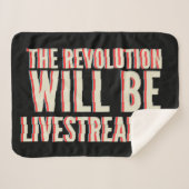 De revolutie zal overleven sherpa deken (Voorkant (horizontaal))