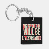 De revolutie zal overleven sleutelhanger (Voorkant Links)