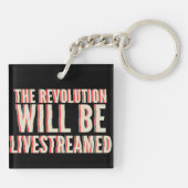 De revolutie zal overleven sleutelhanger (Achterkant)