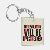De revolutie zal overleven sleutelhanger (Voorkant Links)