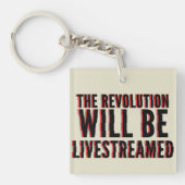 De revolutie zal overleven sleutelhanger (Voorkant)