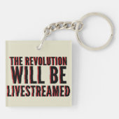 De revolutie zal overleven sleutelhanger (Achterkant)