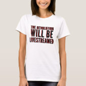 De revolutie zal overleven t-shirt (Voorkant)