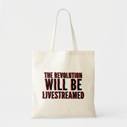 De revolutie zal overleven tote bag (Voorkant)