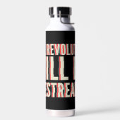 De revolutie zal overleven waterfles (Links)