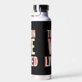 De revolutie zal overleven waterfles (Rechts)