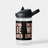 De revolutie zal overleven waterfles (Links)