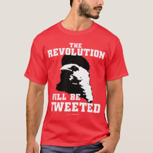 De revolutie zal worden getwitterd op T-Shirt