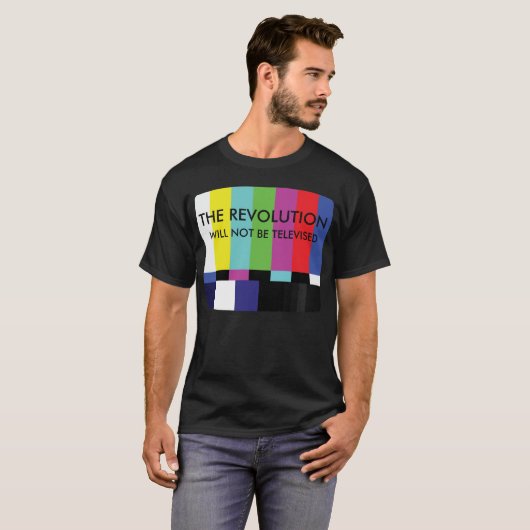 De revolutie zonder televisie t-shirt (Voorkant volledig)