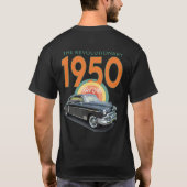 De revolutionaire jaren 1950 t-shirt (Achterkant)
