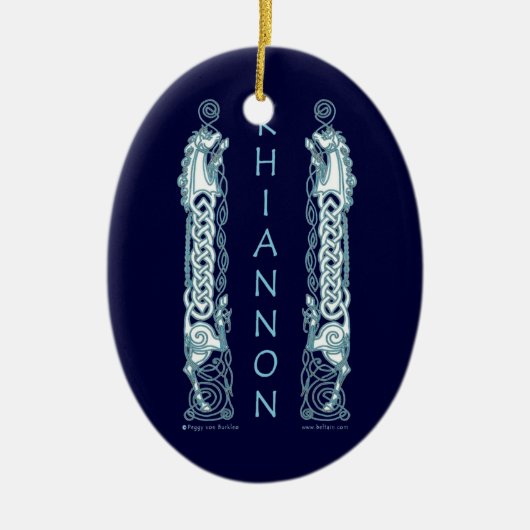 De Rhiannon Horse Celtic Ornament (Voorkant)
