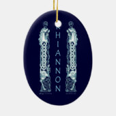 De Rhiannon Horse Celtic Ornament (Achterkant)