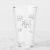 De Rhinoceros Glas (Achterkant)