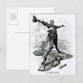 De Rhodes Colossus uit Punch Briefkaart (Voorkant / Achterkant)