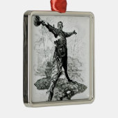 De Rhodes Colossus uit Punch Metalen Ornament (Rechts)