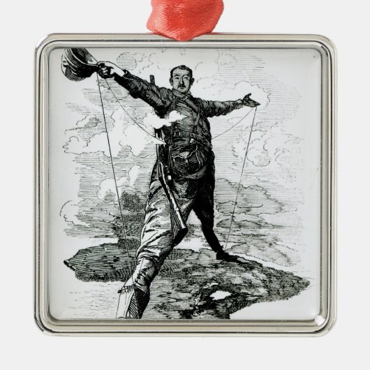 De Rhodes Colossus uit Punch Metalen Ornament (Voorkant)