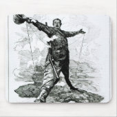 De Rhodes Colossus uit Punch Muismat (Voorkant)