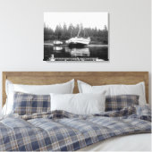 De Rhododendron op de Quillayute River Canvas Afdruk (Insitu (Slaapkamer))