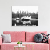De Rhododendron op de Quillayute River Canvas Afdruk (Insitu (Woonkamer))
