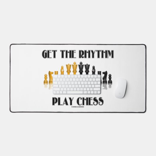 De Rhythm Play Chess Reflective Chess Set Bureaumat (Keyboard & Muis)