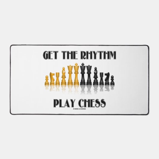 De Rhythm Play Chess Reflective Chess Set Bureaumat (Voorkant)
