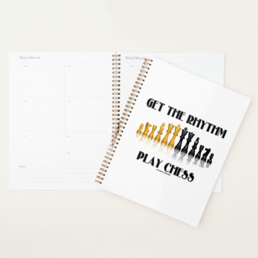 De Rhythm Play Chess Reflective Chess Set Planner (Display)
