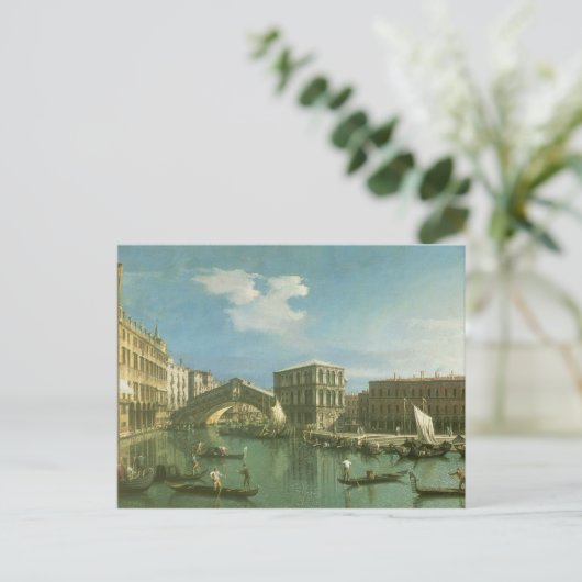 De Rialto-brug, Venetië Briefkaart (Staand voorkant)