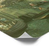 De Rialto-brug, Venetië Poster (Hoek)