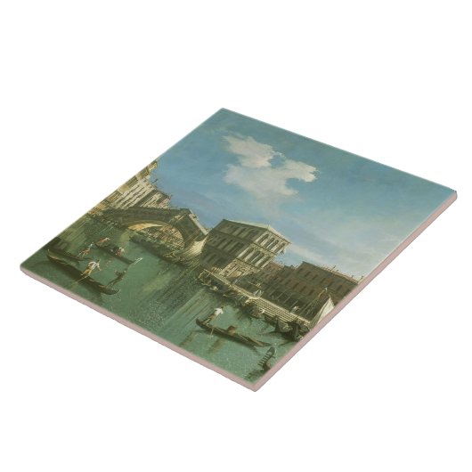 De Rialto-brug, Venetië Tegeltje (Zijkant)