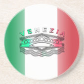 De Rialto-brug Zandsteen Onderzetter (Voorkant)