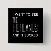 De Richlands Suck-knop Vierkante Button 5,1 Cm (Voorkant)