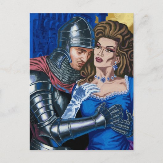 De Ridder en Drag Queen Briefkaart (Voorkant)