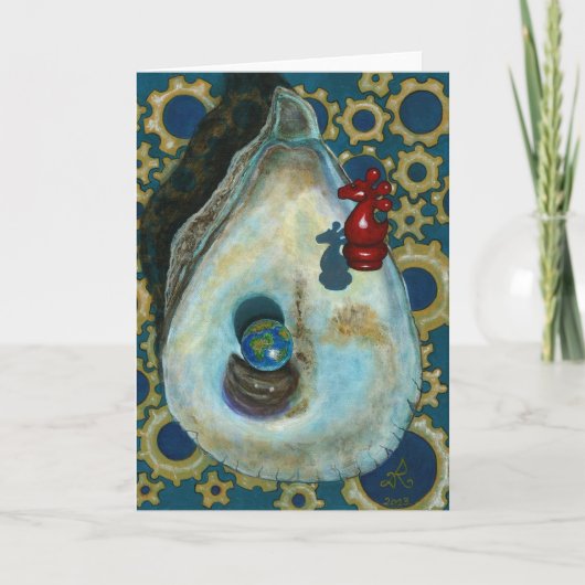 De Ridder van de oester Kaart (Voorkant)