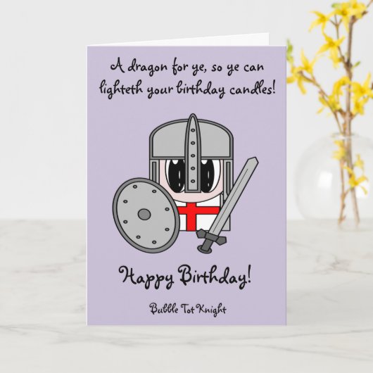 De Ridder van de Peuter van de bel Kaart (Gele Bloem)