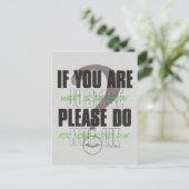 De Riddler - als je gerechtigheid bent, laat dan n Briefkaart (Staand voorkant)