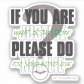 De Riddler - als je gerechtigheid bent, laat dan n Sticker (Voorkant)