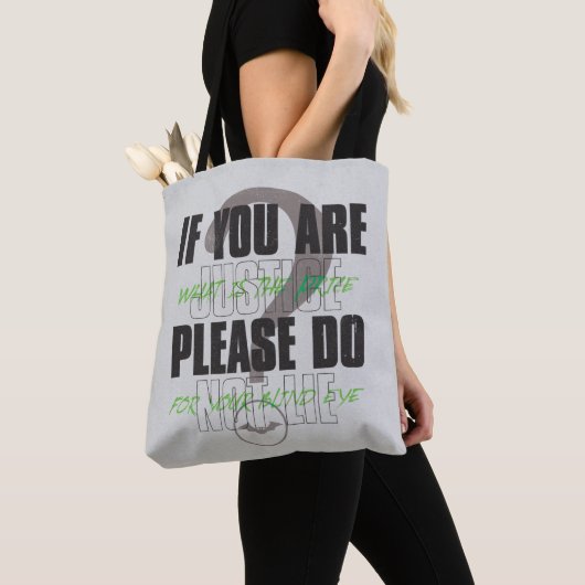 De Riddler - als je gerechtigheid bent, laat dan n Tote Bag (Dichtbij)