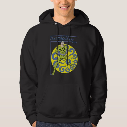 De Riddler en het Logo Paars Hoodie (Voorkant)