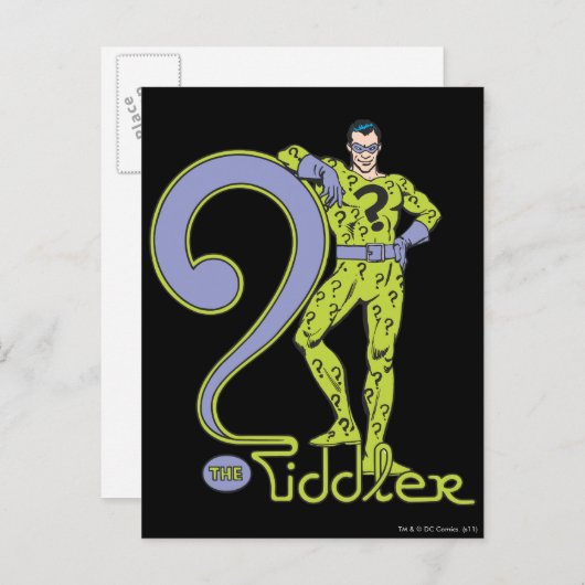 De Riddler en Logo Green Briefkaart (Voorkant / Achterkant)