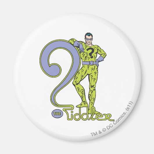 De Riddler en Logo Green Magneet (Voorkant)