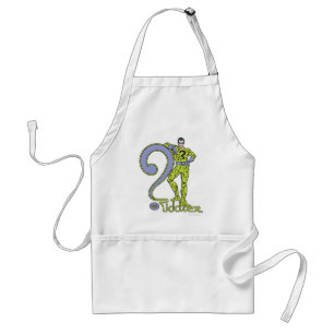 De Riddler en Logo Green Standaard Schort