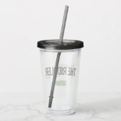 De Riddler - ik weet wat ik moet worden Acryl Drinkbeker (Achterkant)