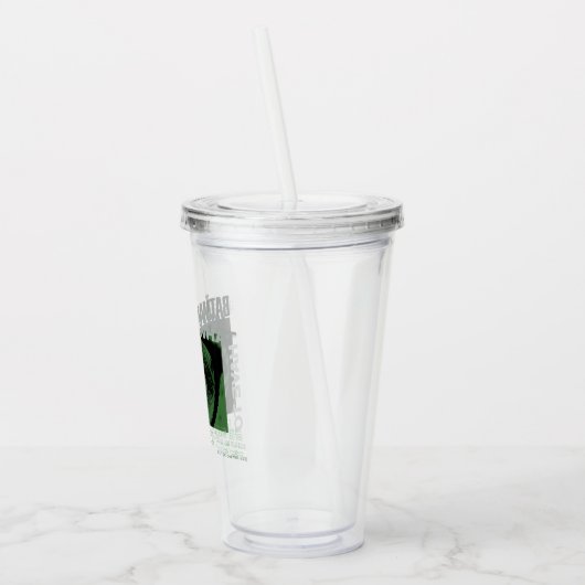 De Riddler "Ik weet wat ik moet worden" Acryl Drinkbeker (Links)