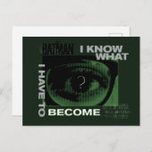 De Riddler "Ik weet wat ik moet worden" Briefkaart (Voorkant / Achterkant)