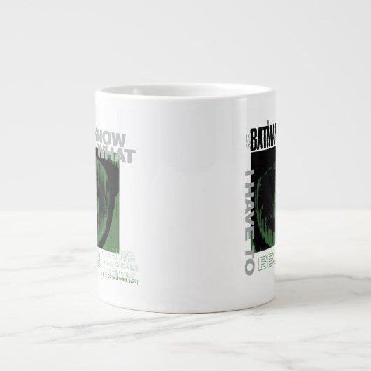 De Riddler "Ik weet wat ik moet worden" Grote Koffiekop (Voorkant)