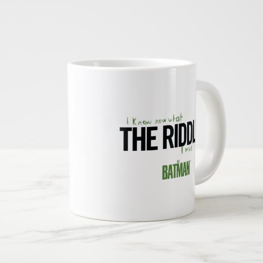 De Riddler - ik weet wat ik moet worden Grote Koffiekop (Voorkant rechts)