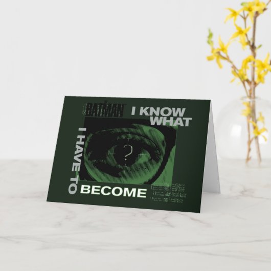 De Riddler "Ik weet wat ik moet worden" Kaart (Gele Bloem)