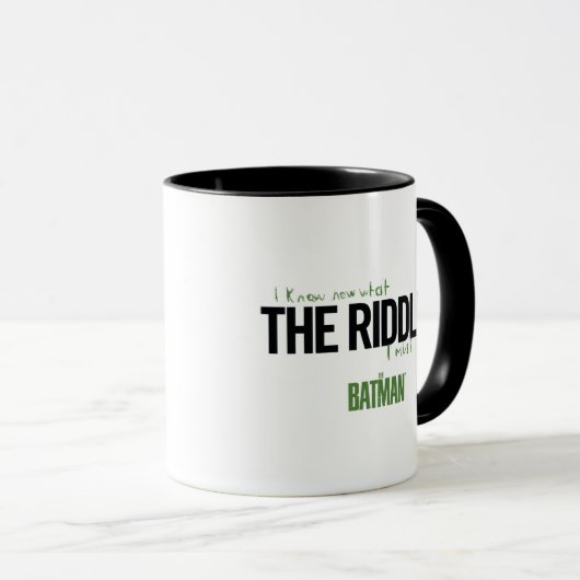 De Riddler - ik weet wat ik moet worden Mok (Voorkant rechts)
