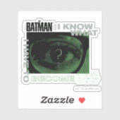 De Riddler "Ik weet wat ik moet worden" Sticker (Vel)