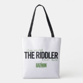 De Riddler - ik weet wat ik moet worden Tote Bag (Achterkant)